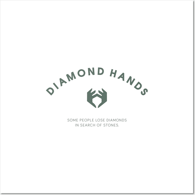 Diamond Hands Wall Art by Infectee